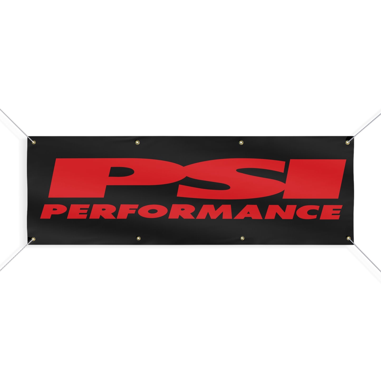 PSI Red/Black Matte Banner