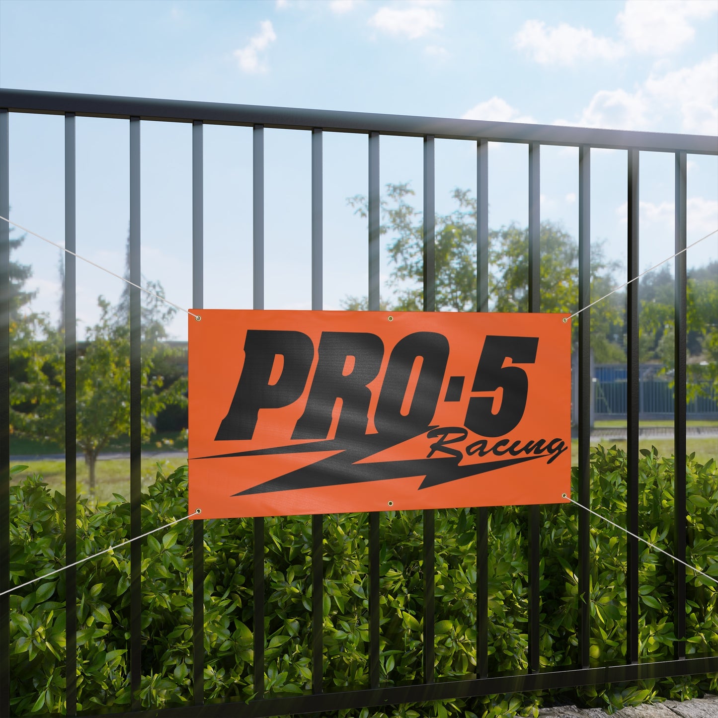 Pro 5 Black/Orange Matte Banner
