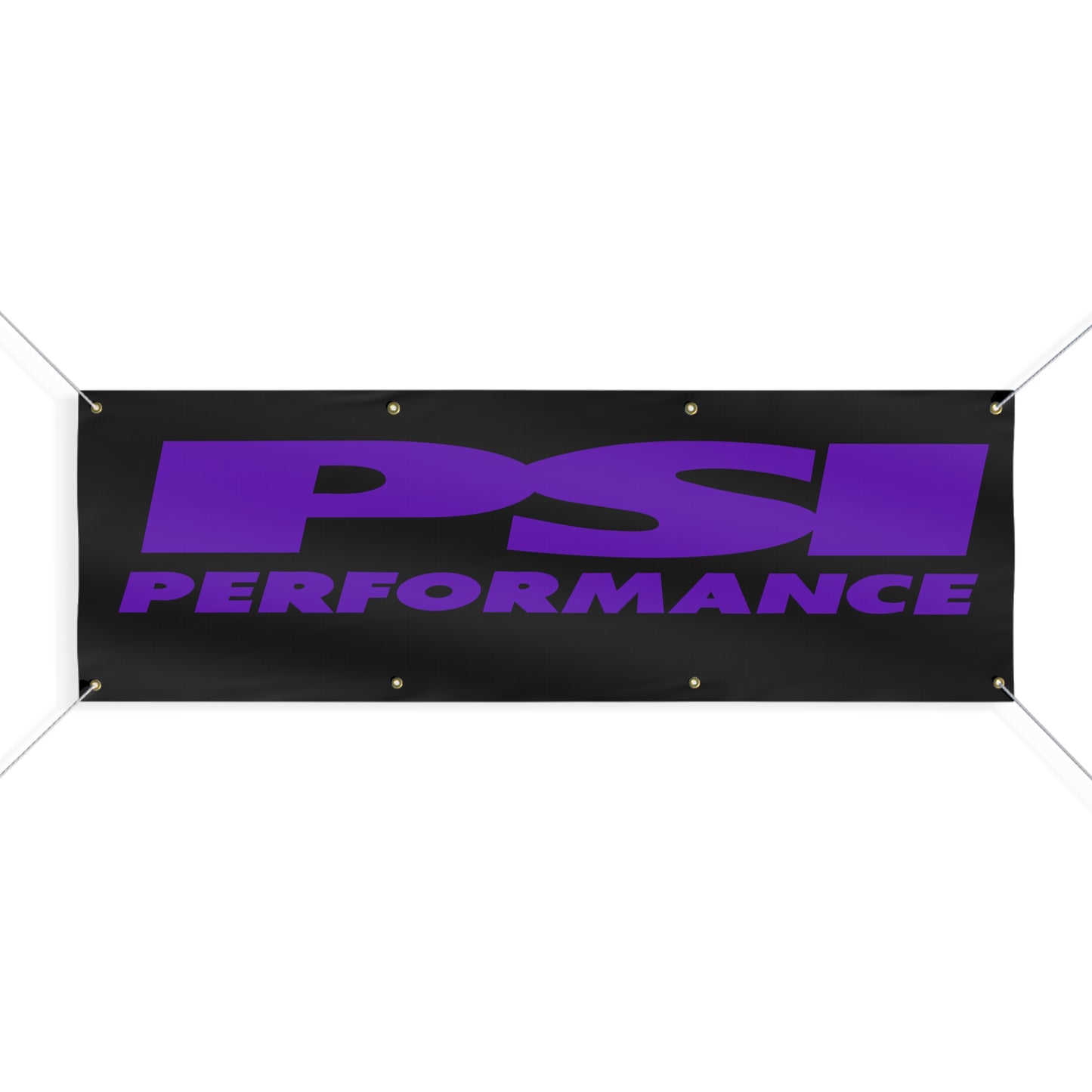 Purple Logo PSI Matte Banner