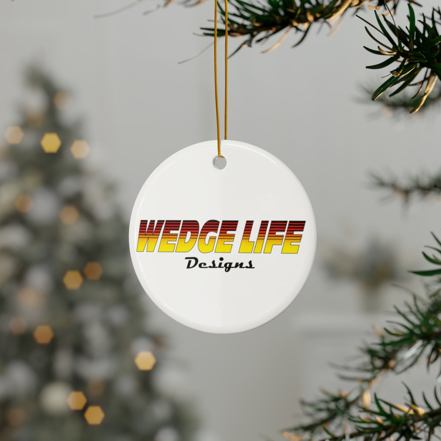 Wedge Life Designs Storm Ceramic Ornaments