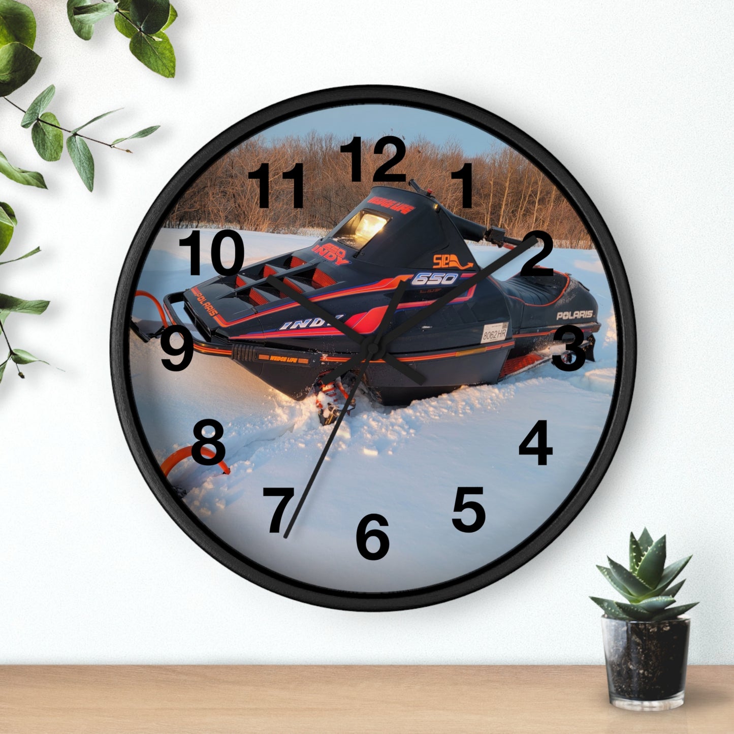 1992 650 Snow Drift Wall Clock