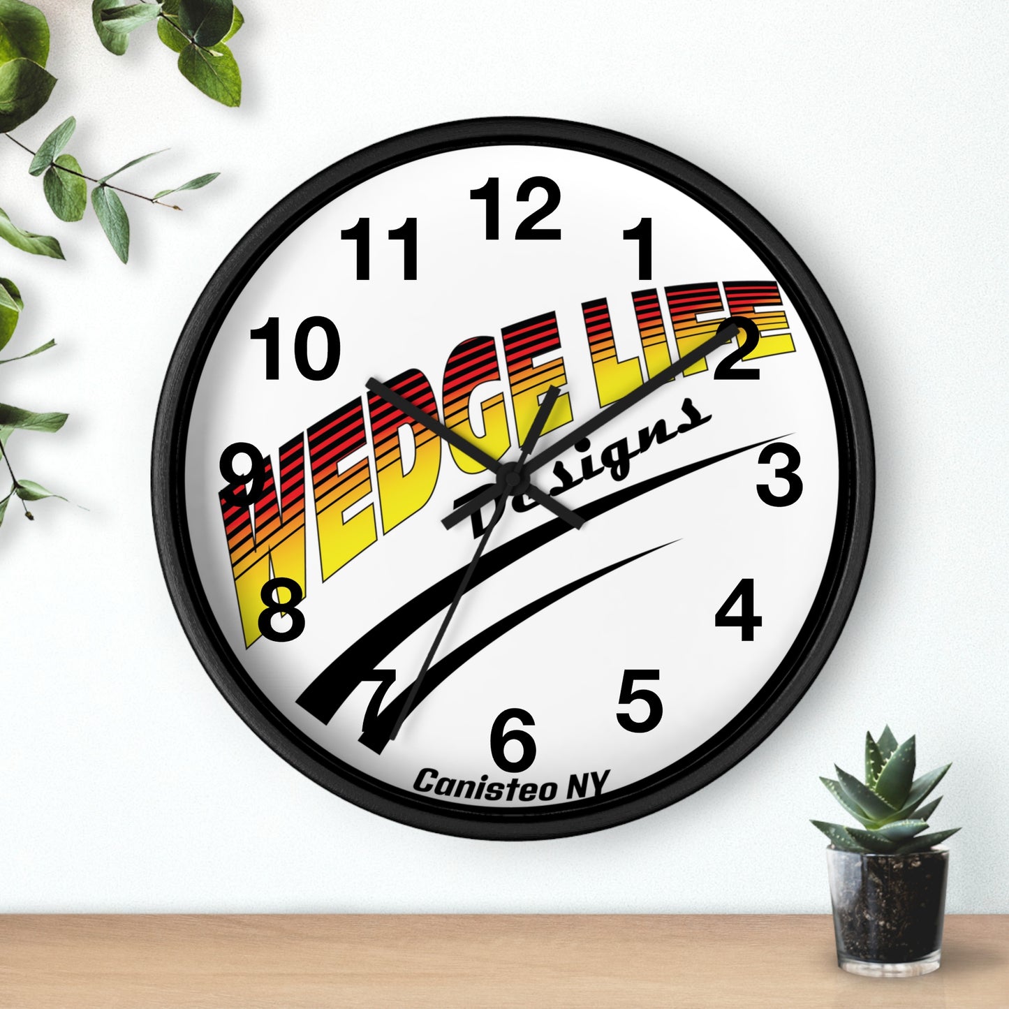 Wedge Life Wall Clock