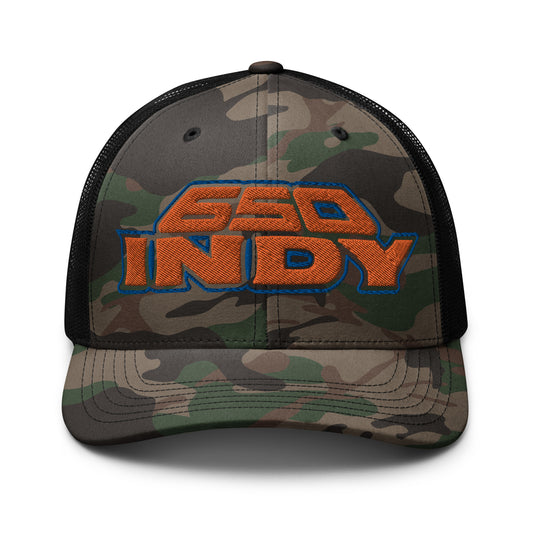 1992 650 Camouflage trucker hat