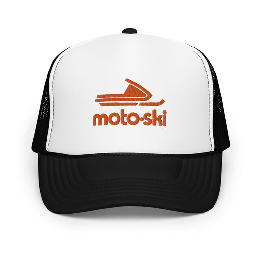 Moto Ski Foam trucker hat