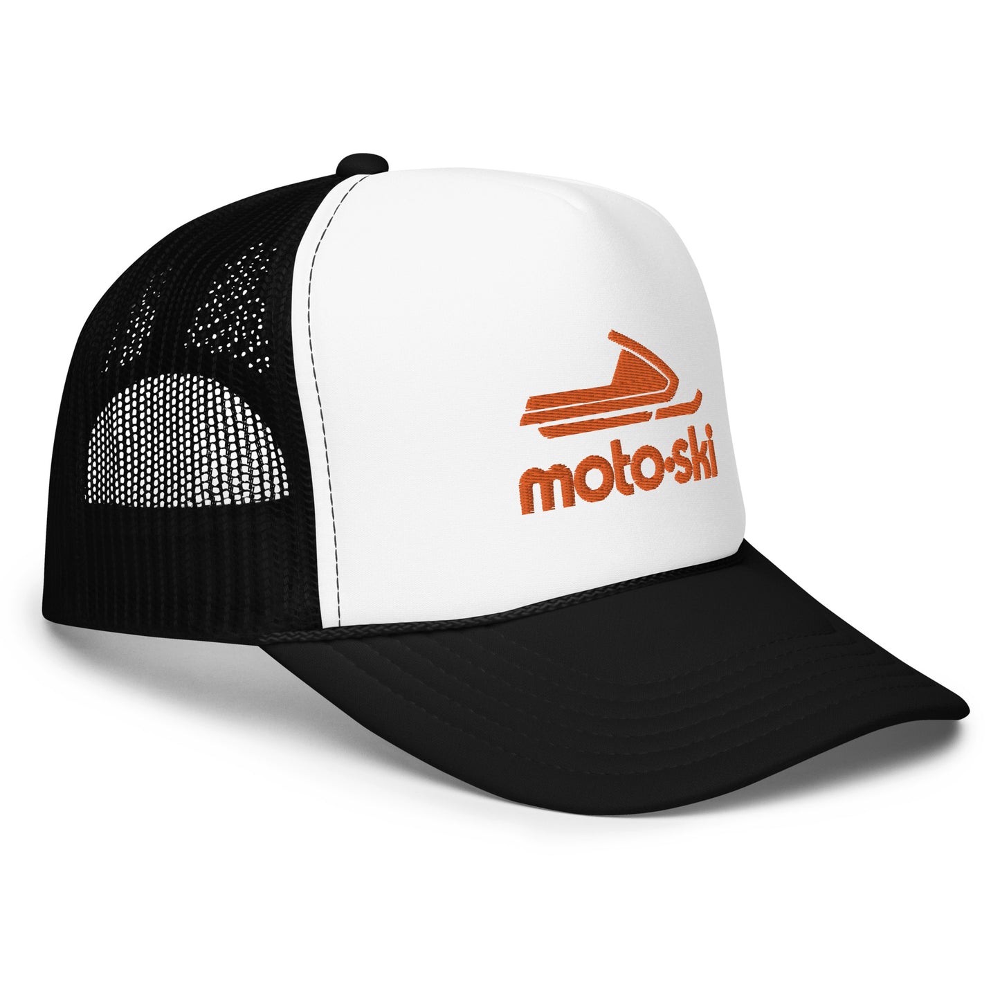 Moto Ski Foam trucker hat