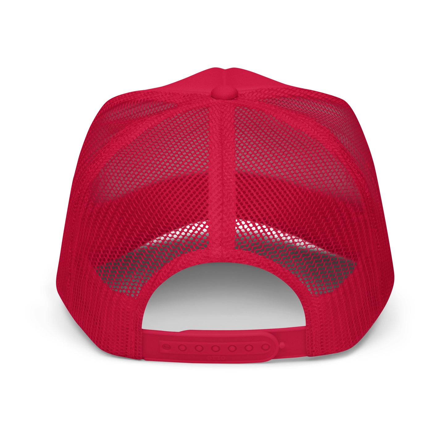 DRE red/white logo Foam trucker hat