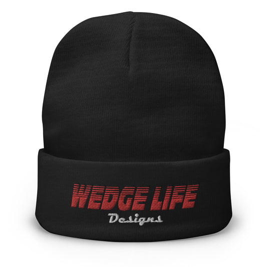 Wedge Life Designs Embroidered Beanie