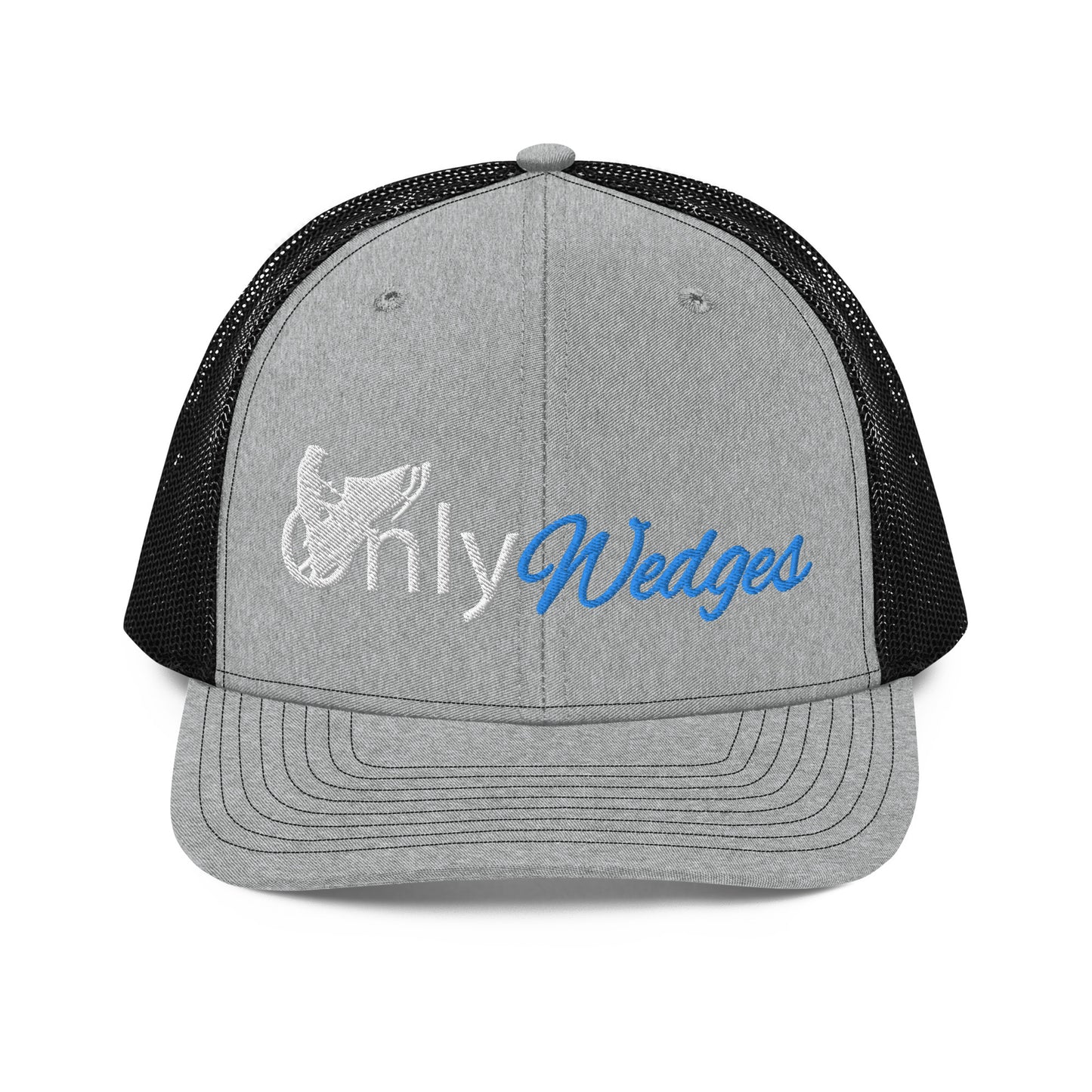 Only Wedges Trucker Cap White Logo