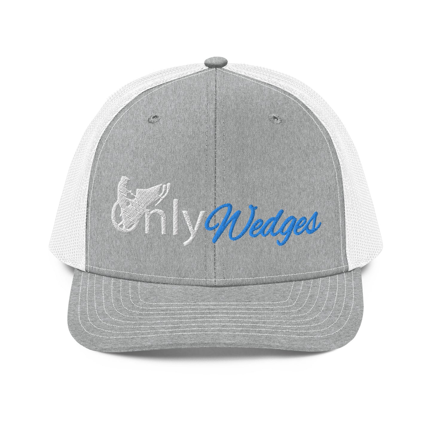 Only Wedges Trucker Cap White Logo