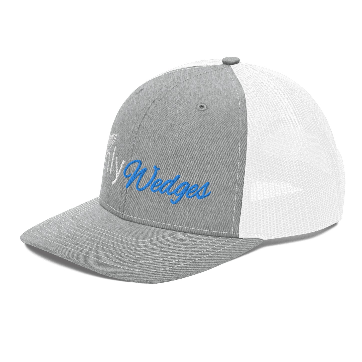 Only Wedges Trucker Cap White Logo