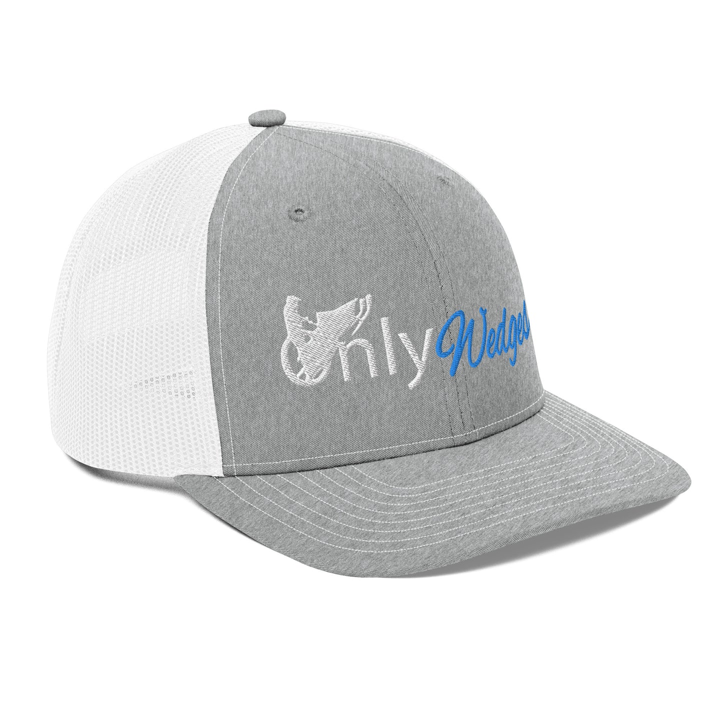 Only Wedges Trucker Cap White Logo