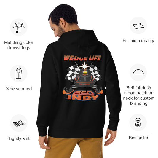 Retro 1992 650 Front Unisex Hoodie